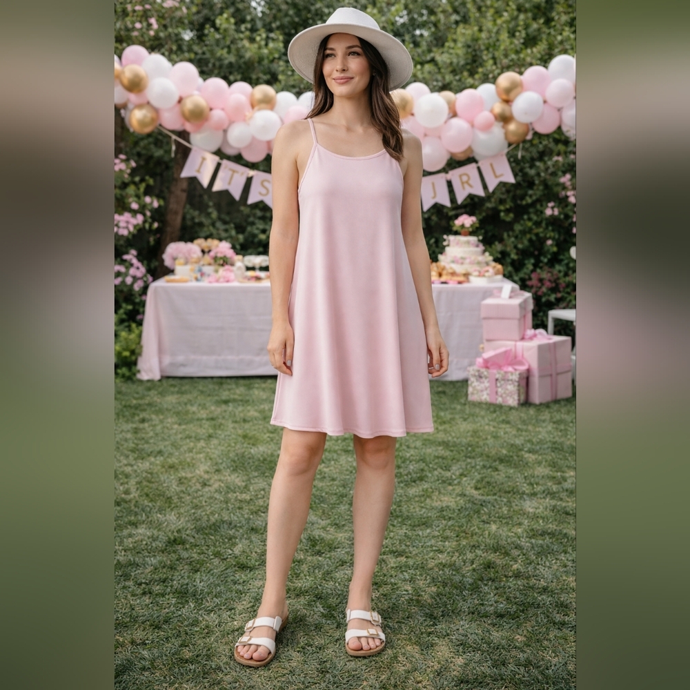 Wallflower Light Pink Mini Dress